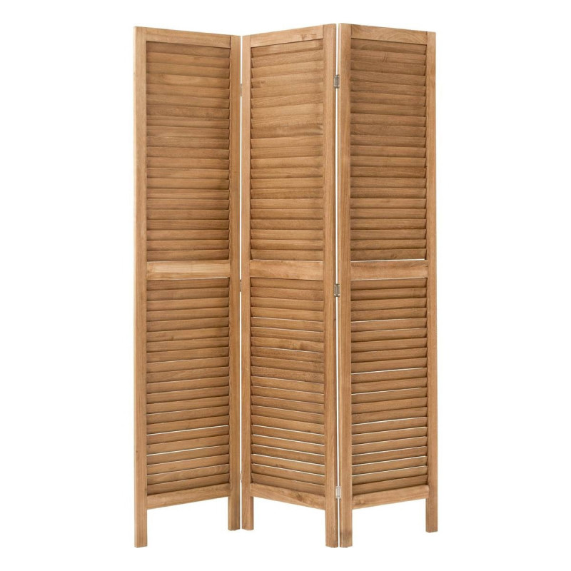 Paravent Camila 120 cm coloris bois Atmosphera - Le Dépôt Bailleul
