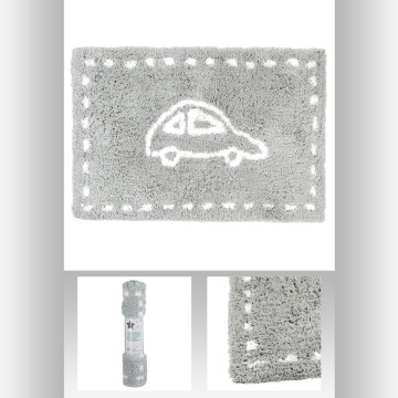 Tapis gris microfibre pour une chambre enfant - Le Dépôt Bailleul