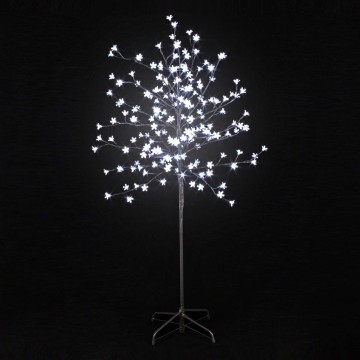 Arbre lumineux 200 fleurs LED coloris blanc - Le Dépôt Bailleul
