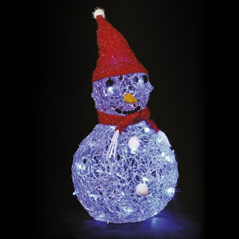 Bonhomme de neige lumineux idéal pour les fêtes - Le Dépôt bailleul.