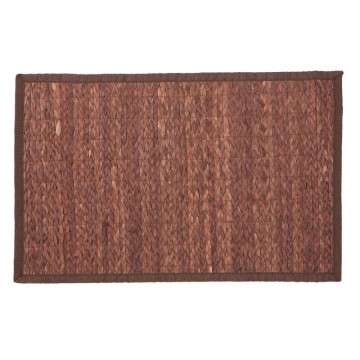 Tapis bambou dimensions 80x50 cm coloris choco - Le Depot Bailleul.