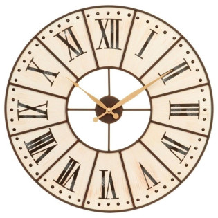 Horloge en bois de 58 cm de...