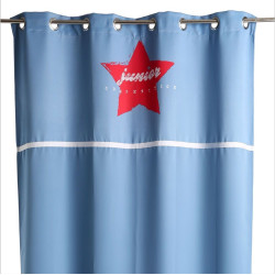 Rideau coloris bleu pour petit enfant 140 x 260cm - Le Dépôt Bailleul