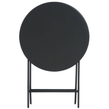 Table jardin ronde Hespéride Greensboro graphite - Le Dépôt Bailleul