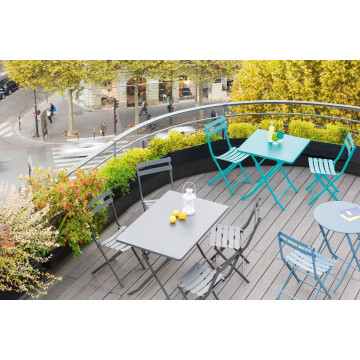 Table rectangulaire Greensboro graphite Hespéride- Le Dépôt Bailleul