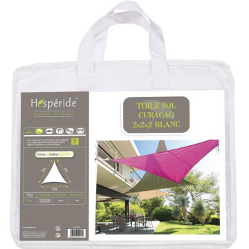Toile solaire Hespéride Curacao blanc 2x2x2m- Le Dépôt Bailleul
