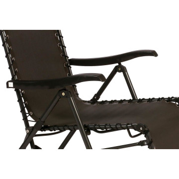 Fauteuil extérieur Hespéride Silos gris anthracite - Le Dépôt Bailleul