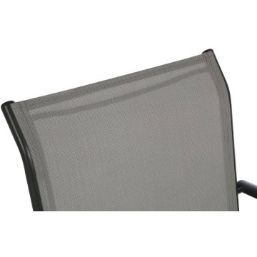 Fauteuil empilable Hespéride galet/graphite - Le Dépôt Bailleul