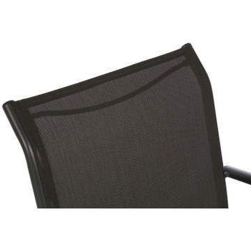 Fauteuil empilable Hespéride anthracite/graphite - Le Dépôt Bailleul