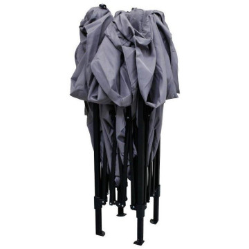 Tonnelle pliante Hespéride Easy up gris ardoise - Le Dépôt Bailleul