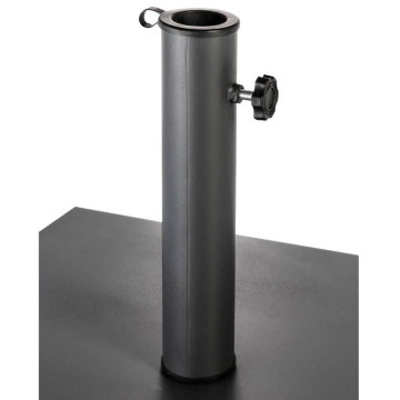 Pied de parasol style plaque gris Hespéride 20 kg - Le Dépôt Bailleul