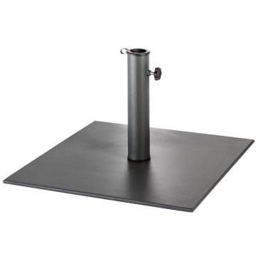 Pied de parasol style plaque gris Hespéride 20 kg - Le Dépôt Bailleul