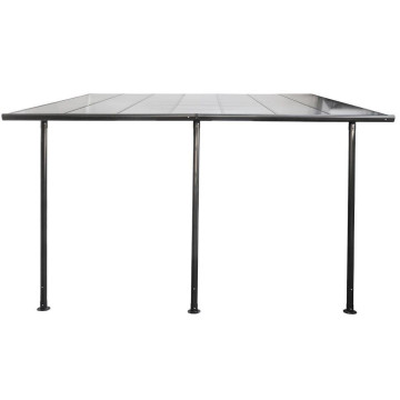 Pergola de jardin Belize Hespéride coloris noir - Le Dépôt Bailleul