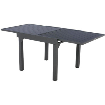 Table rectangulaire extensible noir 8 places Piazza - Dépôt Bailleul