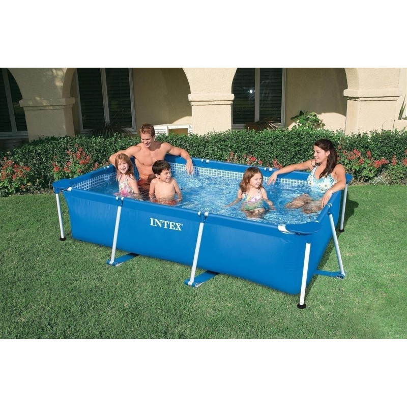 Piscine tubulaire rectangle 2,60 x 1,60 x 0,65 m Intex