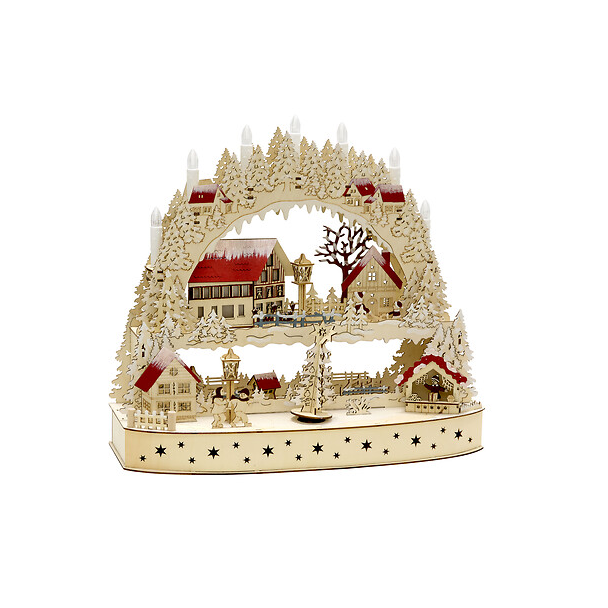 Villages de Noël en bois